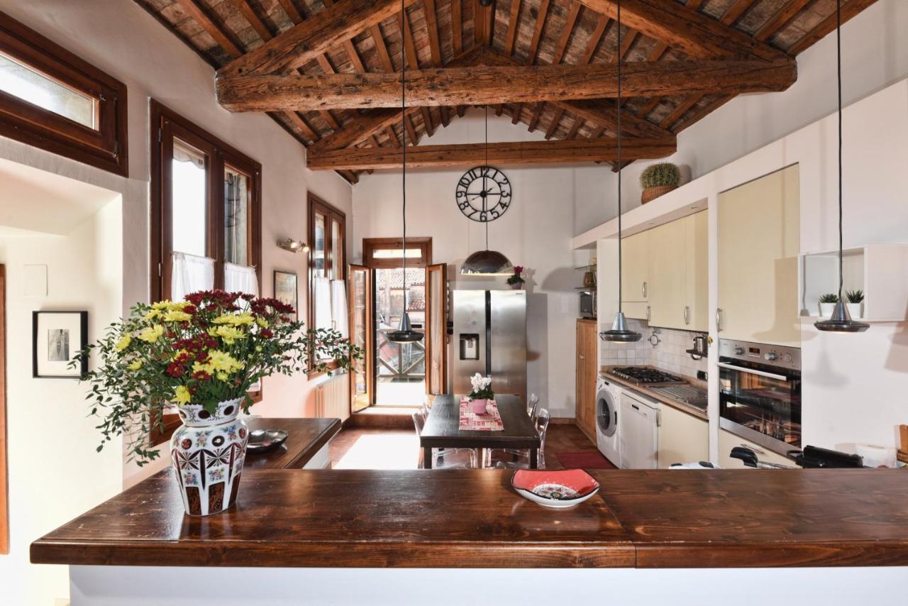 Ferienwohnung Bellissima Casa Vicino Biennale Grande Terrazza ! Venedig Exterior foto